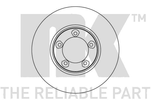 NF PARTS Тормозной диск 204021NF